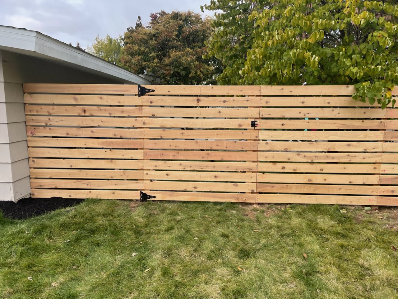 Certified wood fence